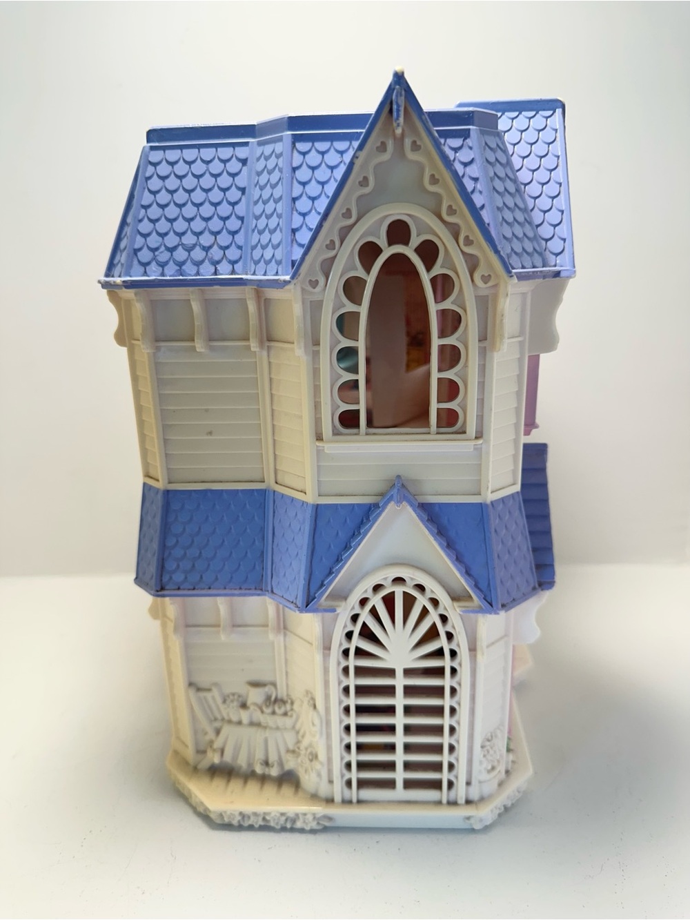 FISHER-PRICE 2003 Sweet Streets Victorian Dollhouse with Handle Mattel - Picture 5 of 15